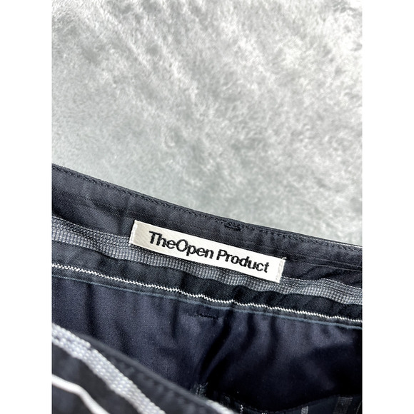 TheOpen Product Striped High Waisted Trousers Pants Slacks 27 Waist Quiet Luxury - Picture 9 of 16